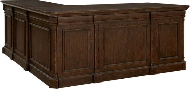 aspenhome® Jackson Turkish Coffee 72" L-Shaped Desk-0