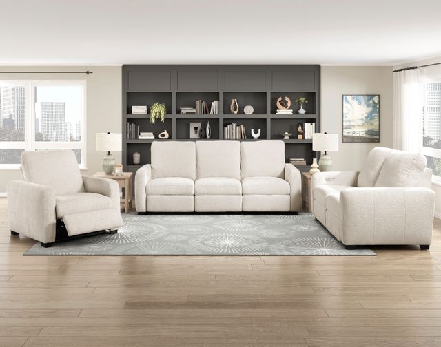 Homelegance® Vera Beige Power Recliner-1