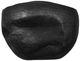A & B Home Black Teak Wood Bowl with Curved Design-1