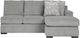 Signature Design by Ashley® Casselbury 2-Piece Cement Left-Arm Facing Sectional with Chaise-2