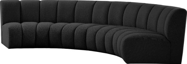 Meridian Furniture Infinity 4-Piece Black Modular Sectional Set-1