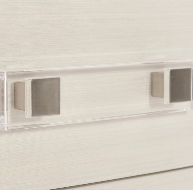 Bernhardt Axiom Linear White 34" Nightstand-2