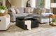 England Furniture Customizable Hendrix Leather Storage Ottoman with Nailhead Trim-2