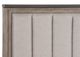 Homelegance® Newell Gray/Oak Eastern King Upholstered Panel Bed-3