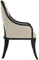 A.R.T. Furniture® Atrium Beige/Black Hostess Chair-3
