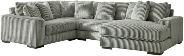 Signature Design by Ashley® Lindyn 4-Piece Fog Right-Arm Facing Sectional and Chaise-0