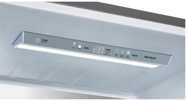 Verona® 28" 14.8 Cu. Ft. Stainless Steel Counter Depth Bottom Freezer Refrigerator -3