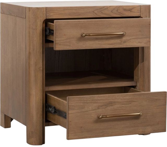 Modus Furniture Morris Claystone Open Nightstand-3