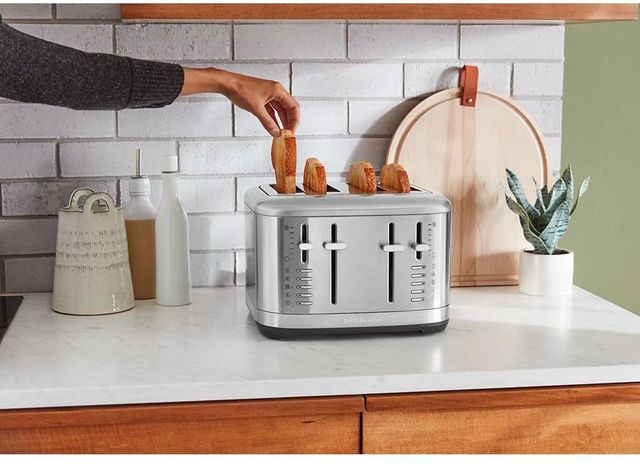 KitchenAid® 4 Slice Brushed Stainless Steel Toaster-2