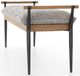 Magnolia Home by Joanna Gaines Danielle Black/Gray Bench-3