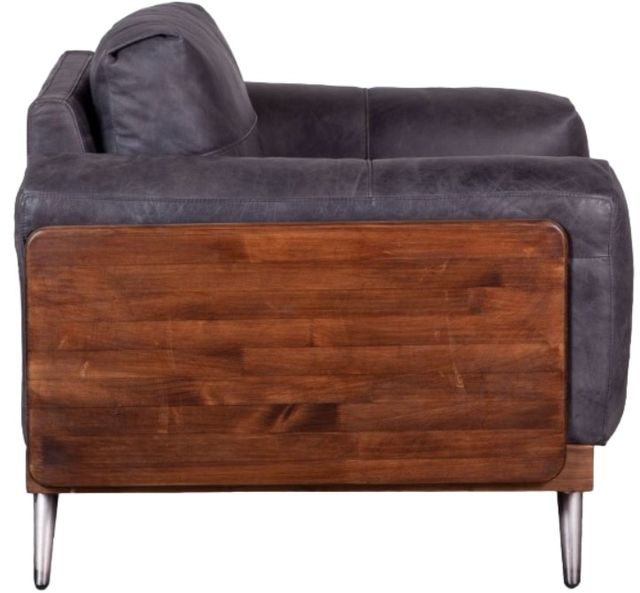 Home Trends & Design Portofino Antique Ebony/Oak Accent Chair-2