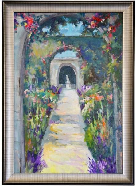 Stylecraft Blue/Green/Light Blue/Light Green/Off-White/Orange/Purple/Red Wall Art-0