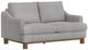 International Furniture Direct Olimpia Beige Loveseat-0