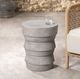 Classic Home Anora Light Gray Concrete Outdoor Accent Table-1