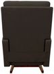 La-Z-Boy® Kells Shitake Leather Power Rocker Recliner with Headrest and Lumbar-4