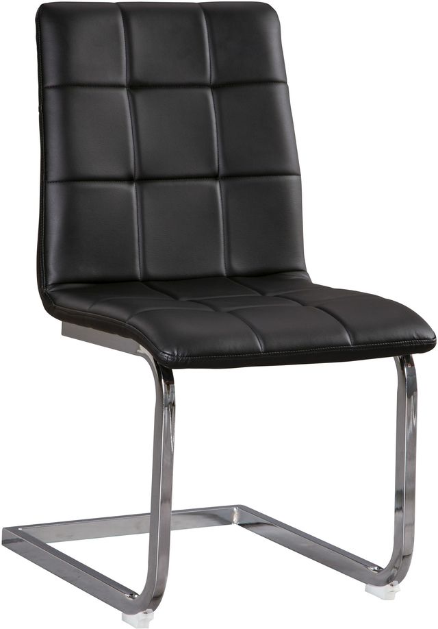Signature Design by Ashley® Madanere 5-Piece Black/Chrome Dining Set-2