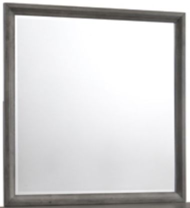 American Wholesale Furniture Grant Sherwin Williams Graphite Mirror-0
