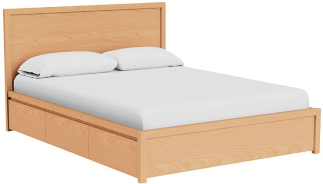 EQ3 Marcel Oak Queen Storage Bed-0