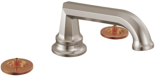 Brizo Beauclere® Polished Chrome Widespread Lavatory Faucet with Low Spout-0
