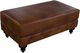 England Furniture Customizable Rondell Leather Ottoman-0