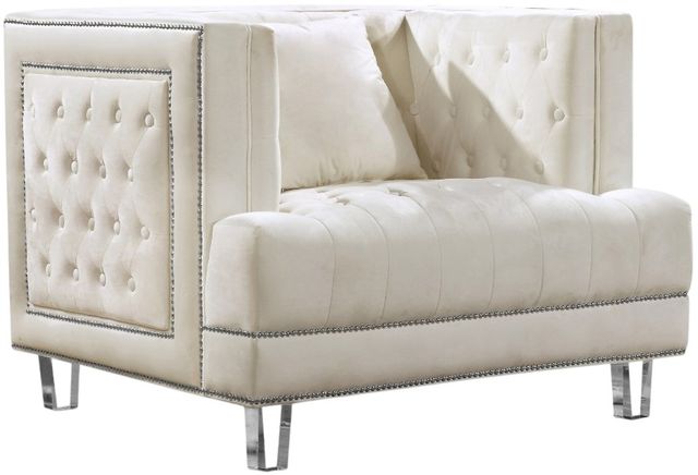 Meridian Furniture Lucas Cream Upholstered Chair-0
