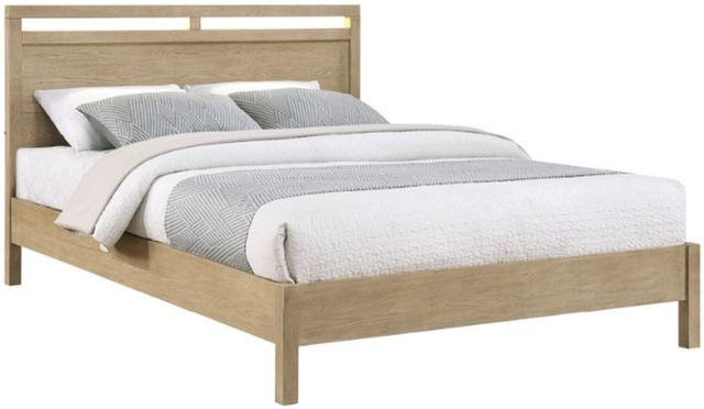 Winners Only® Newberry Beige Queen Panel Bed-0