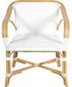 Butler Specialty Company Portofino Brown/Smooth White Arm Chair-3