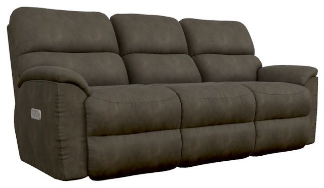 La-Z-Boy® Brooks Slate Power Reclining Sofa with Headrest and Lumbar-0