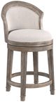 HH2 Home Monae Dark Gray Counter Height Swivel Stool-0