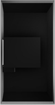 Vent A Hood® Premium Power Lung® 29" Black Wall Mounted Insert Liner-2