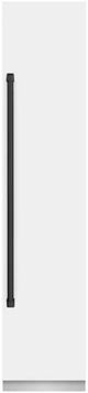 ZLINE Autograph Edition 18 in. 8.6 Cu. Ft. Right Hinge Column Freezer in White Matte with Graphite Gray Interior and Matte Black Accents-0