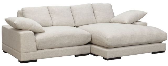 Moe's Home Collection Plunge 2-Piece Sahara L-Shaped Sectional and Reversible Chaise-0