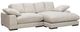 Moe's Home Collection Plunge 2-Piece Sahara L-Shaped Sectional and Reversible Chaise-0
