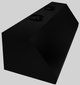 Vent-A-Hood® 66" Black Wall Mounted Range Hood-3