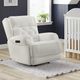 Westwood Design Abby Snow Power Uphostered Glider Recliner-4