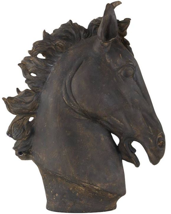 Deco Marche Brown Horse Decorative Sculpture-0