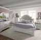 Liberty Furniture Magnolia Manor 4-Piece Antique White/Gray Queen Upholstered Panel Bedroom Set-1