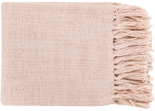 Pale pink blanket throw sale