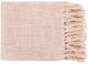 Surya Tilda Pale Pink 59"x51" Throw Blanket-0
