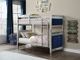 ACME Furniture Varian Blue/Silver Twin Over Twin Bunk Bed-1