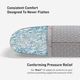 BEDGEAR® Cosmo Performance® Shredded Foam/Polyester Fiber Blend 0.0 Medium Firm King Standard Pillow-5