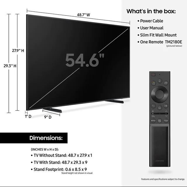 Samsung The Frame 55” QLED 4K Smart TV-4
