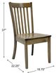Boulder Creek Furniture Alex Maple Dining Side Chair-3