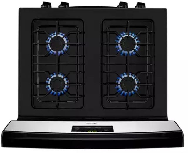 Amana® 30" Stainless Steel Freestanding Gas Range-2