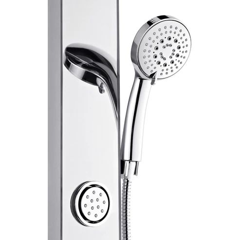 Forno Acqua AcquaSPA Mirrored Stainless Steel Retrofit Shower System with SensoTEMP 1.8 GPM-1