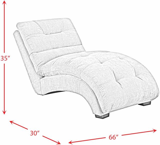 Elements International Dominick Linen Chaise Lounge-2