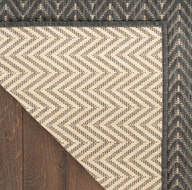 Nourison Home™ Horizon HOZ02 Charcoal 5'x7' Style 2 Area Rug-2