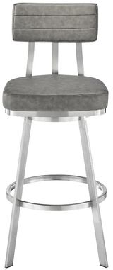 Brushed Stainless Steel-Gray