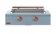 Caliber™ Rockwell Social 42" Bluestone Built-In Liquid Propane Outdoor Griddle with Copper Hardware-0