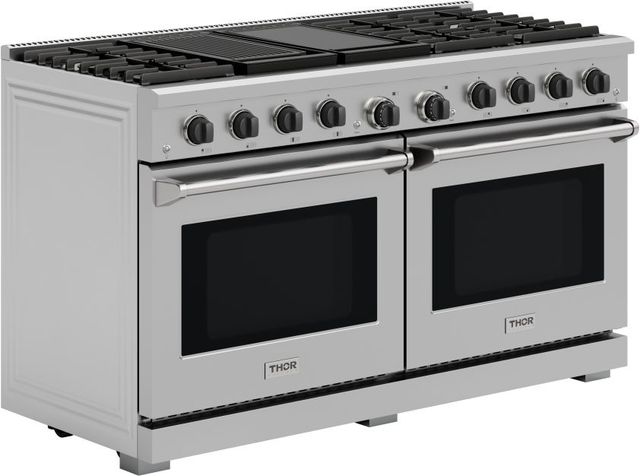 Thor Kitchen® 60" Stainless Steel Pro Style Gas Range-2